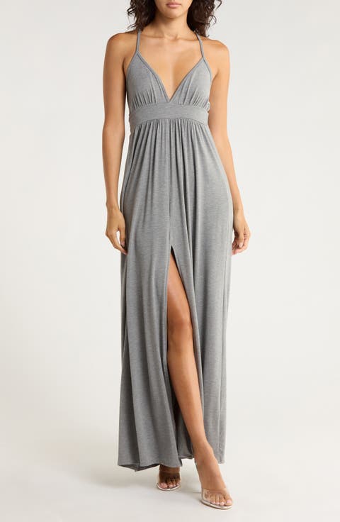 Cross Back Maxi Dress