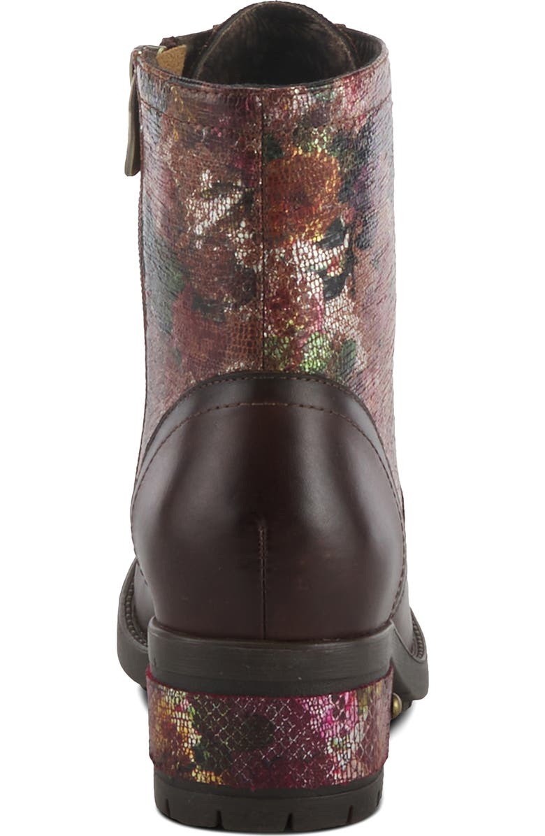 L'Artiste by Spring Step Marty-Met Bootie, Alternate, color, Brown Multi