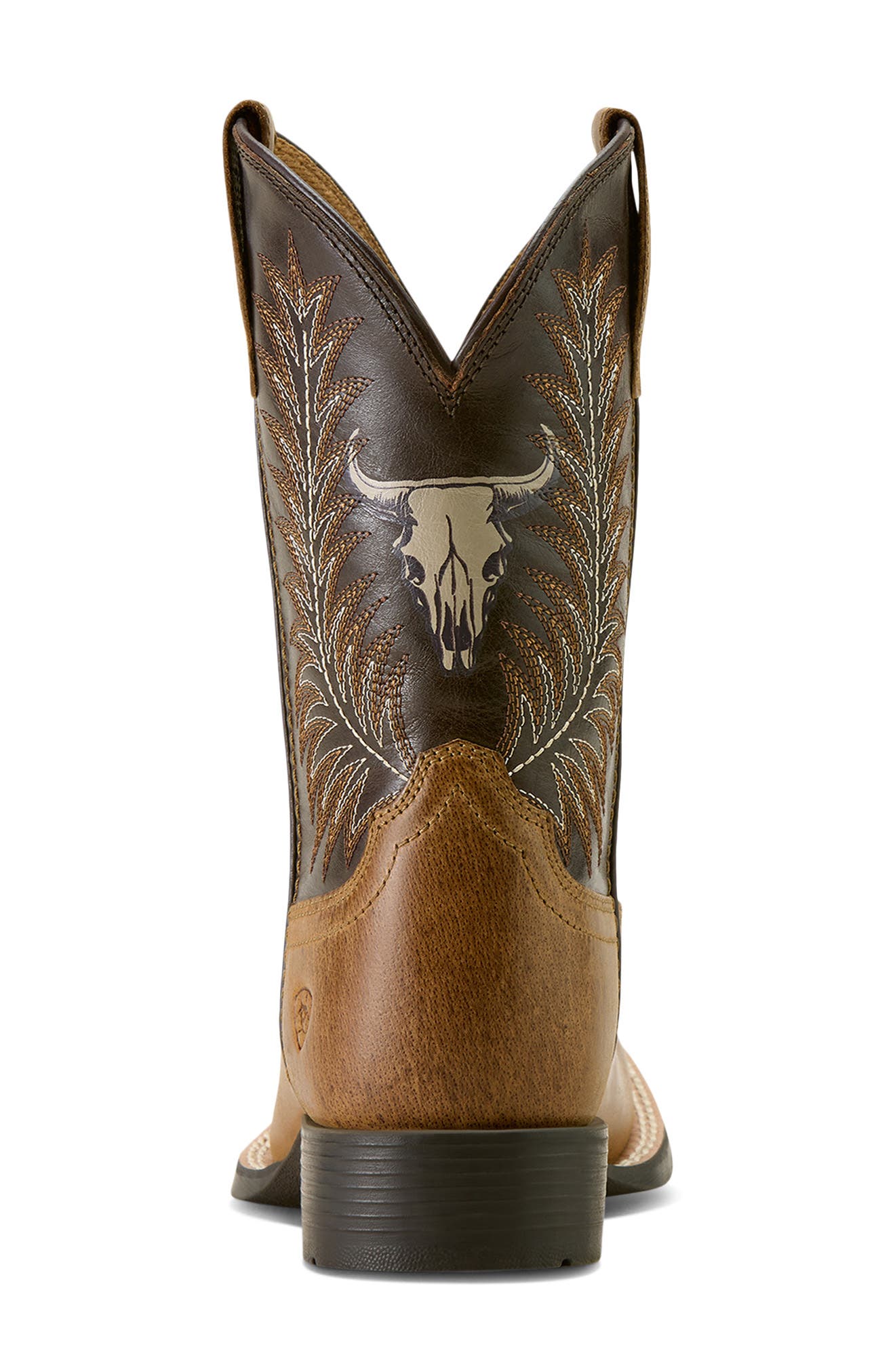 Ariat Kids' Stampede Wide Square Toe Western Boot, Alternate, color, 