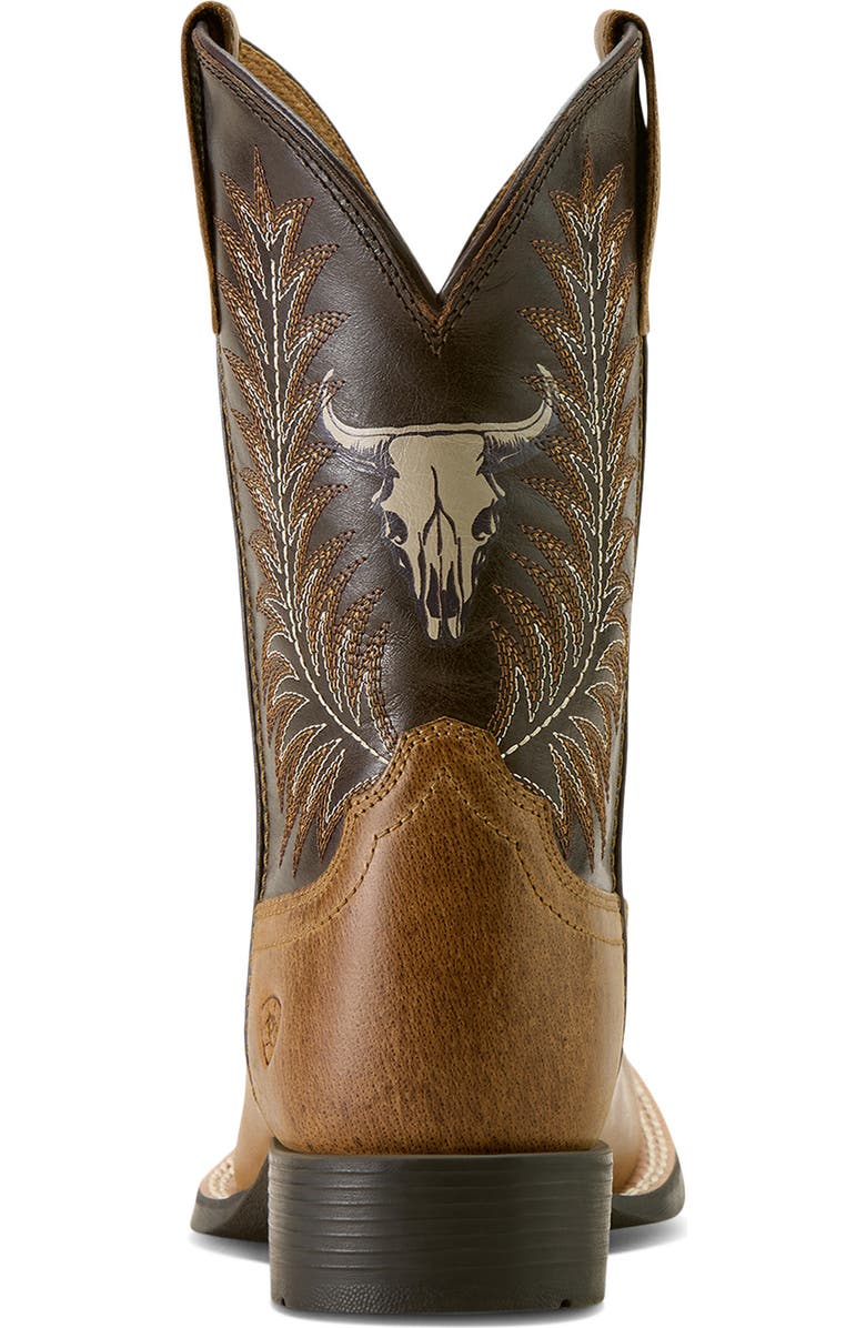 Ariat Kids' Stampede Wide Square Toe Western Boot, Alternate, color,