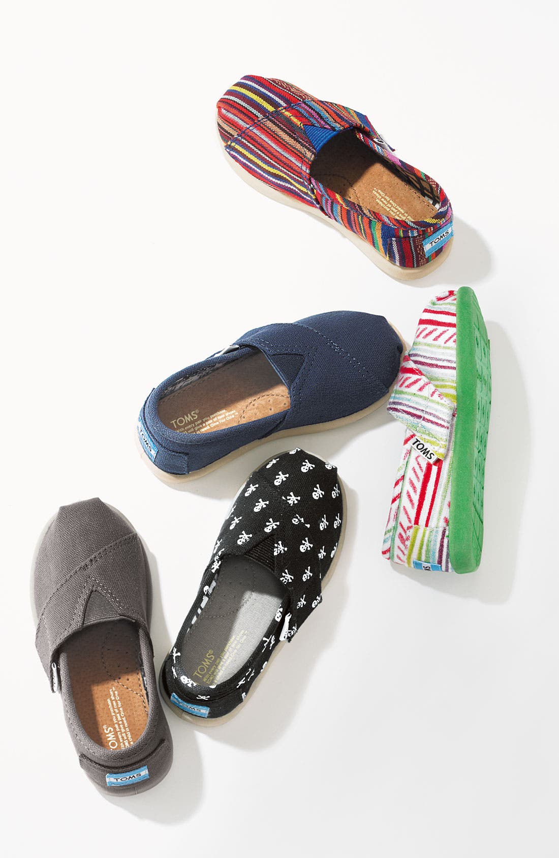 TOMS 'Classic Tiny - Cruz' Slip-On, Alternate, color, 