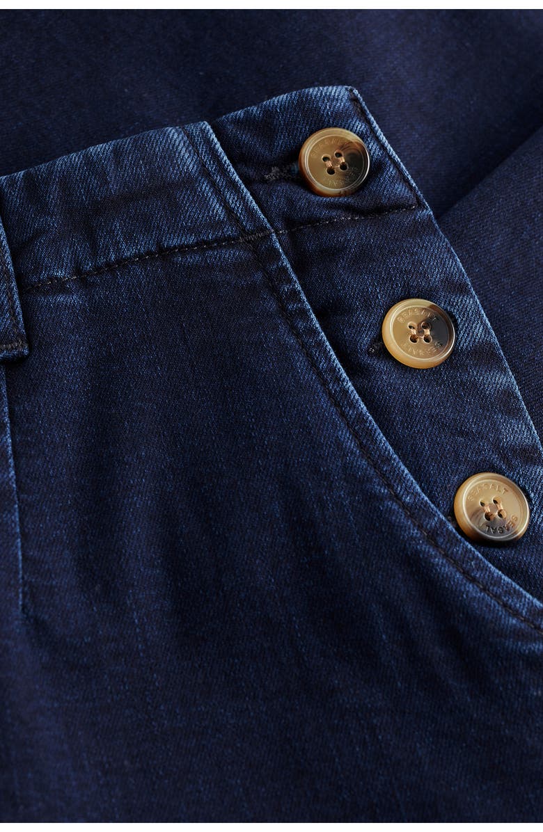 Seasalt Cornwall Waterdance Tapered Leg Pants, Alternate, color, Dark Indigo Wash