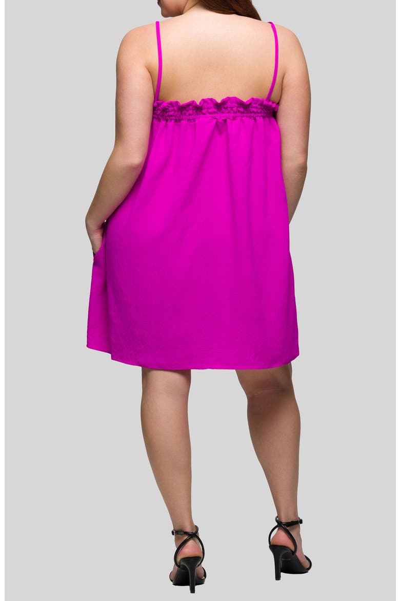Jersey Shift Dress, Alternate, color, MAGENTA