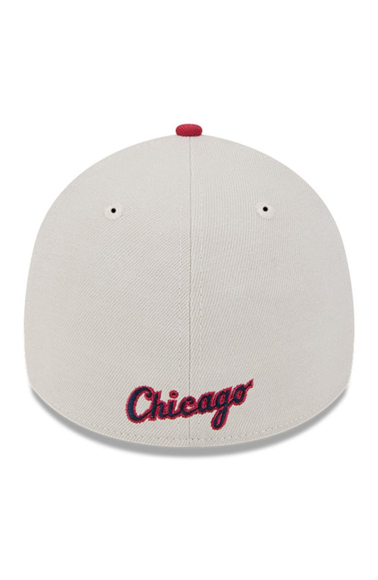 New Era Men's New Era Khaki/Red Chicago White Sox 2024 Fourth of July 39THIRTY Flex Hat, Alternate, color, Khaki