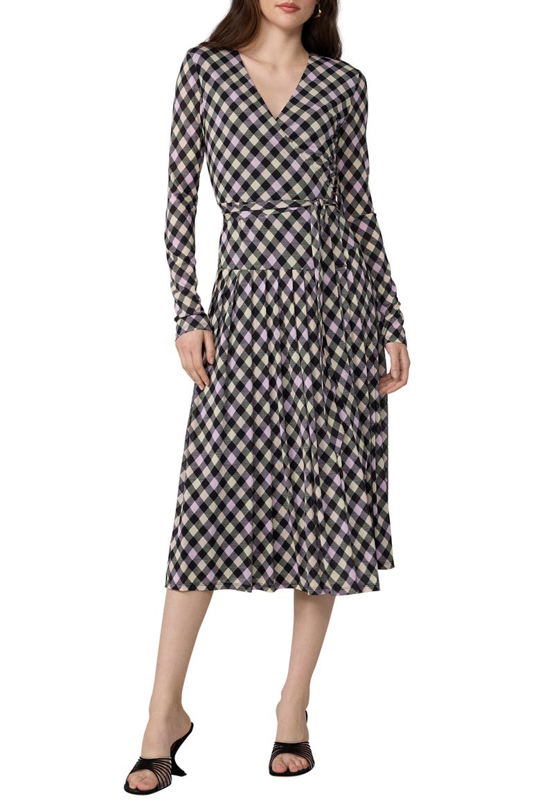 Kristen Wrap Midi Dress, Main, color, HIGHLAND FARM