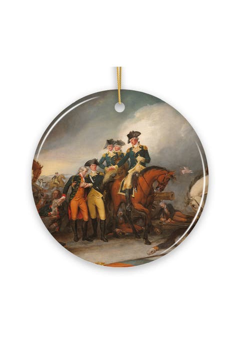 Capture Of The Hessians At Trenton Ceramic Ornament