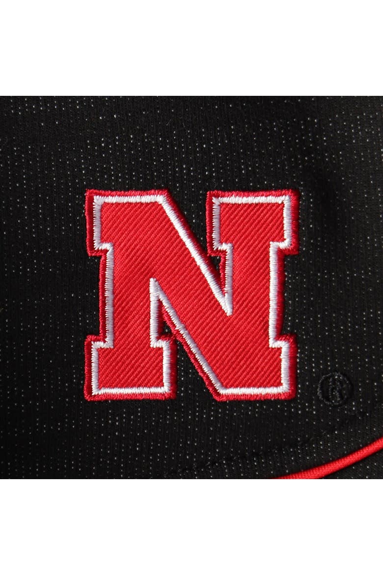 Women's Colosseum Black Nebraska Huskers Lil Sebastian Tri-Blend Shorts, Alternate, color, Black
