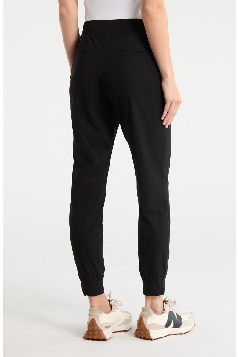 Warp Slim Fit Joggers, Alternate, color, BLACK