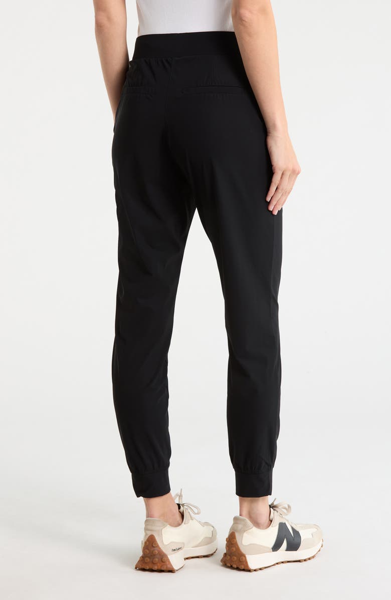 90 DEGREE BY REFLEX Warp Slim Fit Joggers, Alternate, color, Black