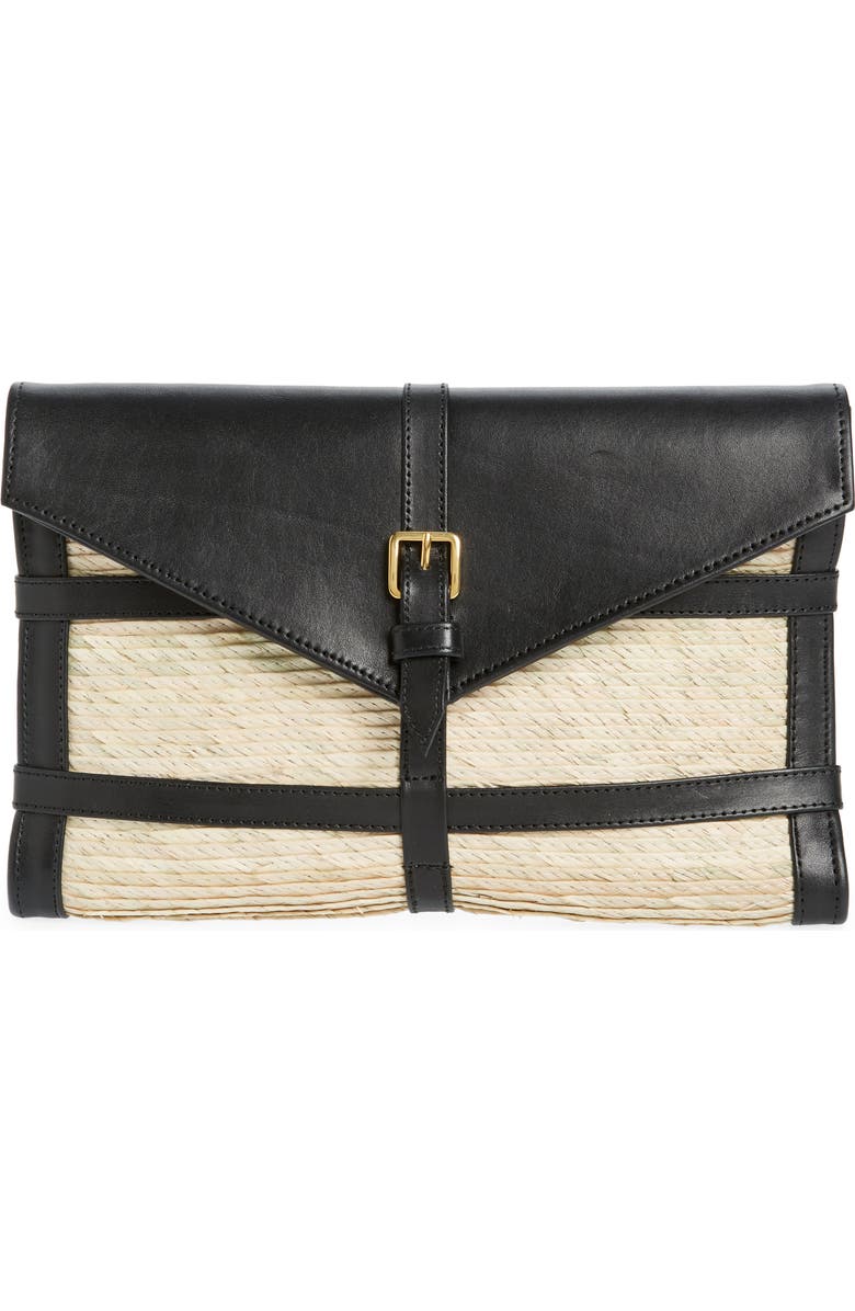 Altuzarra Watermill Palm Envelope Clutch, Main, color,