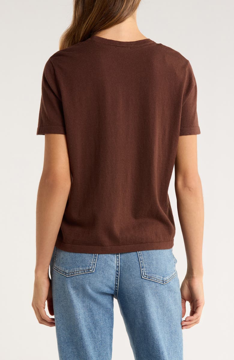 Rails Cotton & Cashmere Top, Alternate, color, Espresso