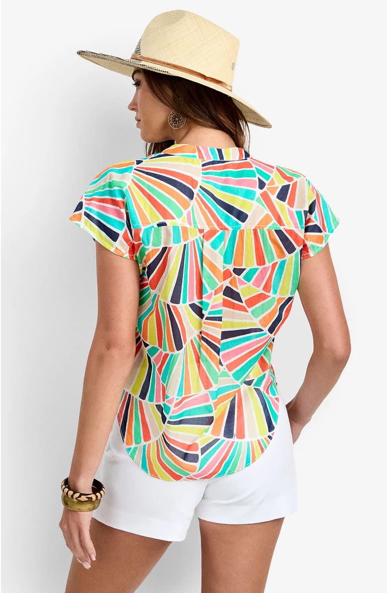 Trina Turk Krill Top, Alternate, color, Coppelia