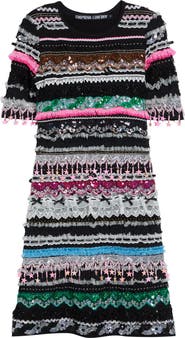 Chopova Lowena Starbrites Embellished Jersey Dress