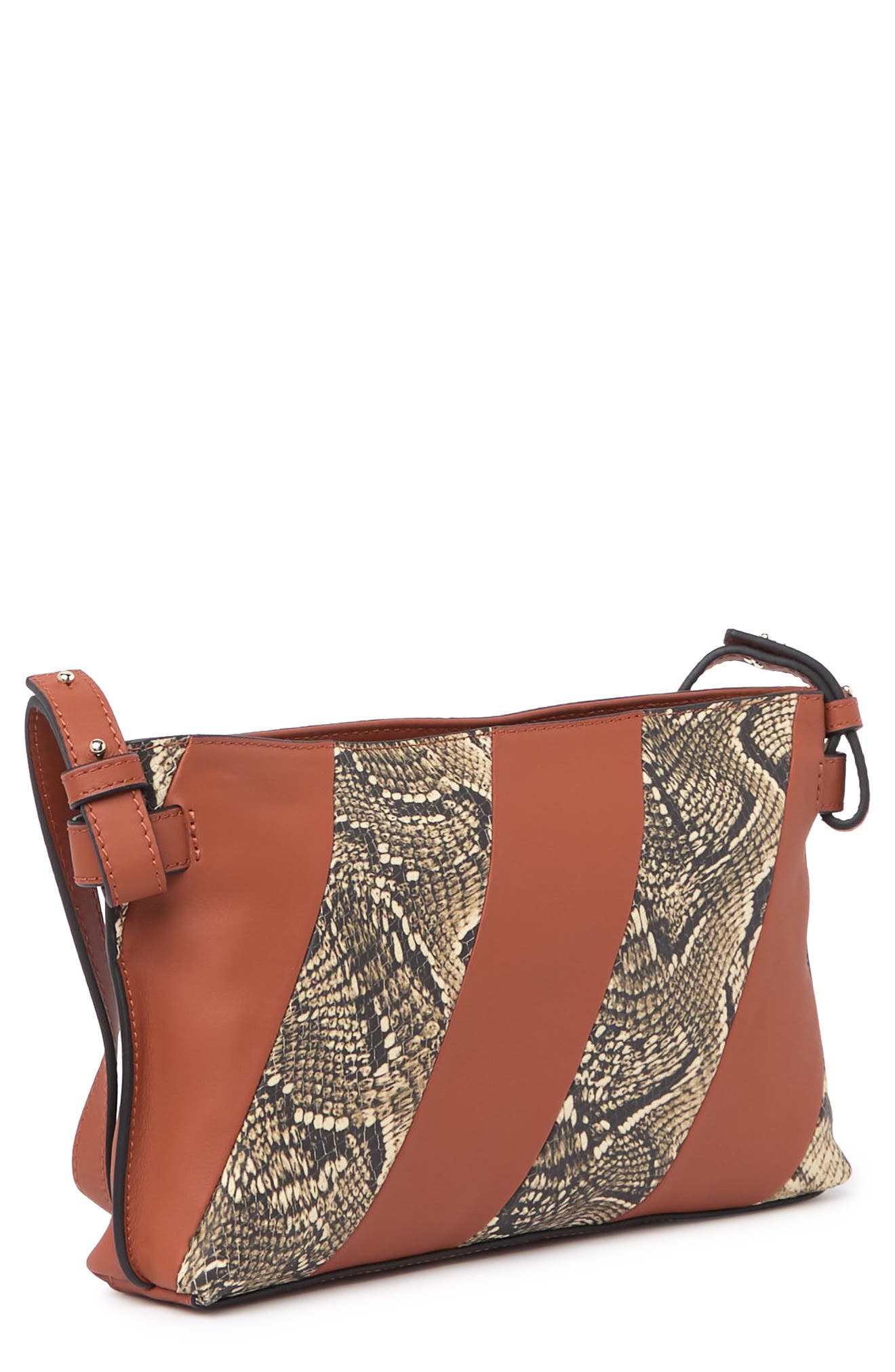 Vince Camuto Casia Snake Embossed Clutch, Alternate, color, 