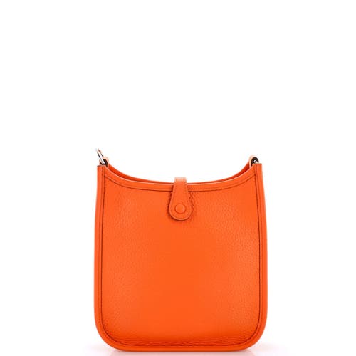 Pre-owned Hermes Hermes Evelyne Bag Gen Iii Clemence Tpm In Orange