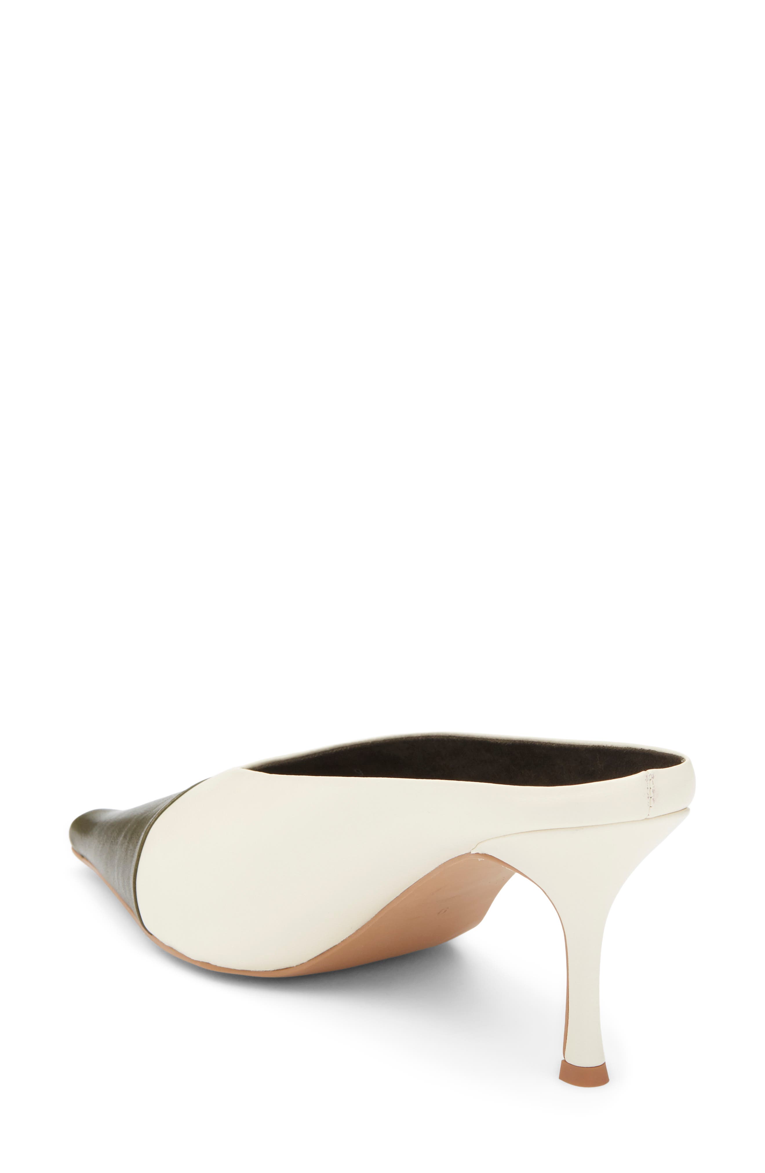 Investor Mule, Alternate, color, DARK KHAKI IVORY COMBO