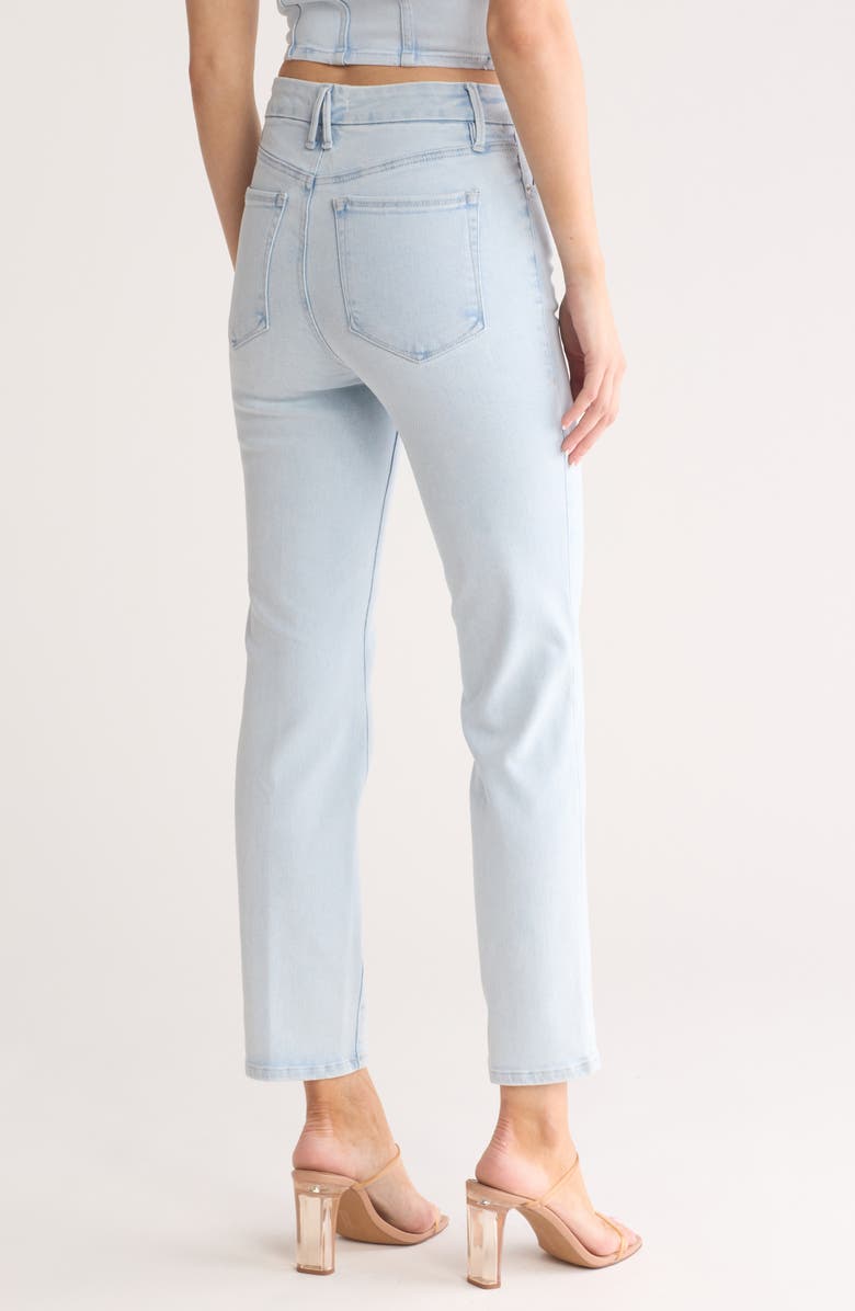 Good American Good Classic Straight Leg Jeans, Alternate, color, 