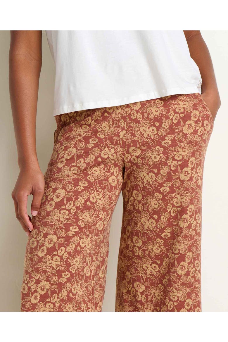 Chaka Wide Leg Pant, Alternate, color, Copper Print