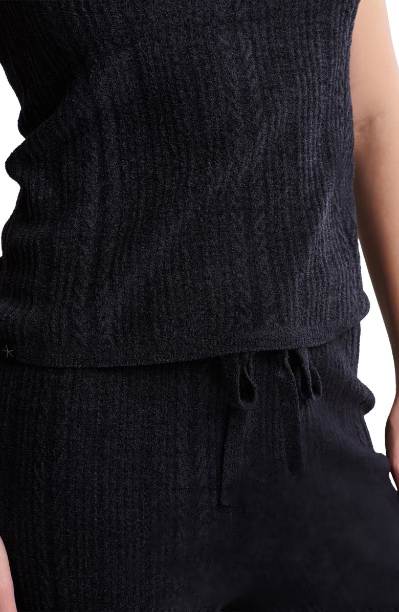 Barefoot Dreams<sup>®</sup> CozyChic<sup>®</sup> Ultra Lite<sup>®</sup> Cable Knit Lounge Pants, Alternate, color, Black