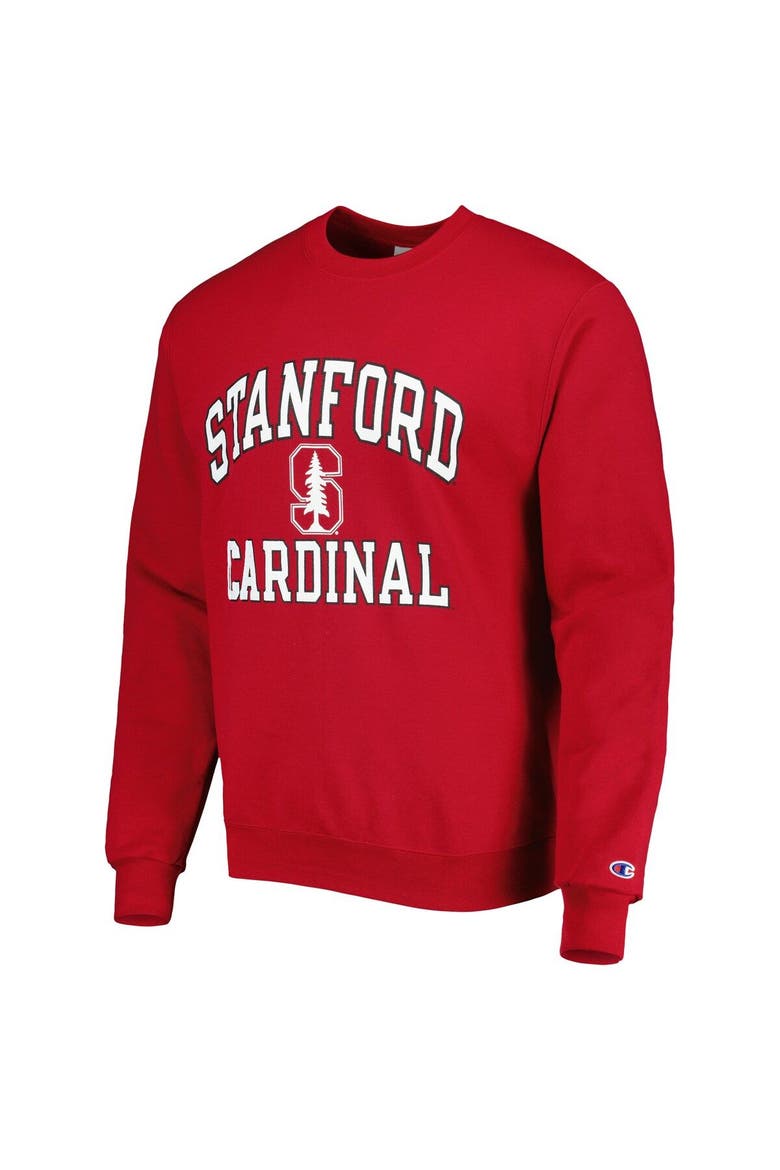 Men's Champion Cardinal Stanford Cardinal High Motor Pullover Sweatshirt, Alternate, color, Cardinal