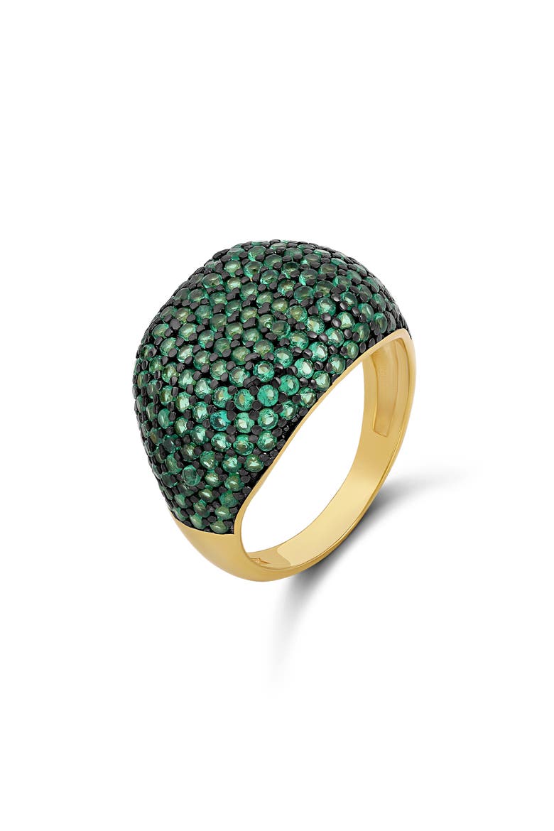 Pavé Signet Ring, Main, color, GOLD