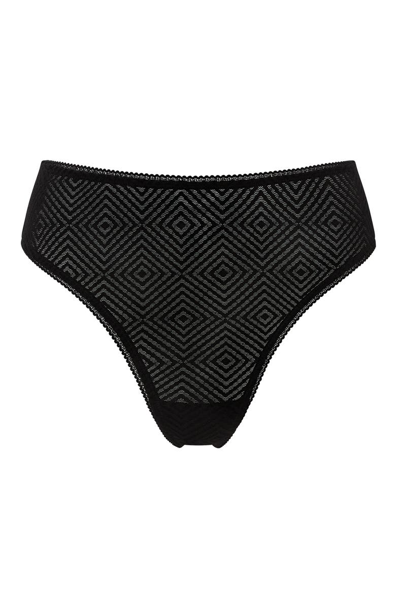 Nudea The Sheer Deco High Leg Brief - 3 Pack, Alternate, color, 