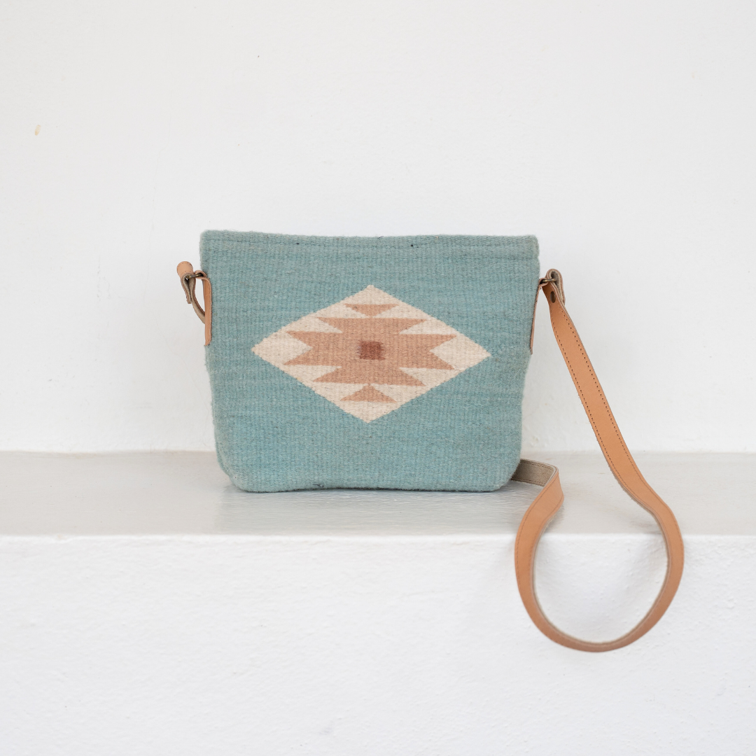Flor de Cielo Crossbody, Main, color, Blue