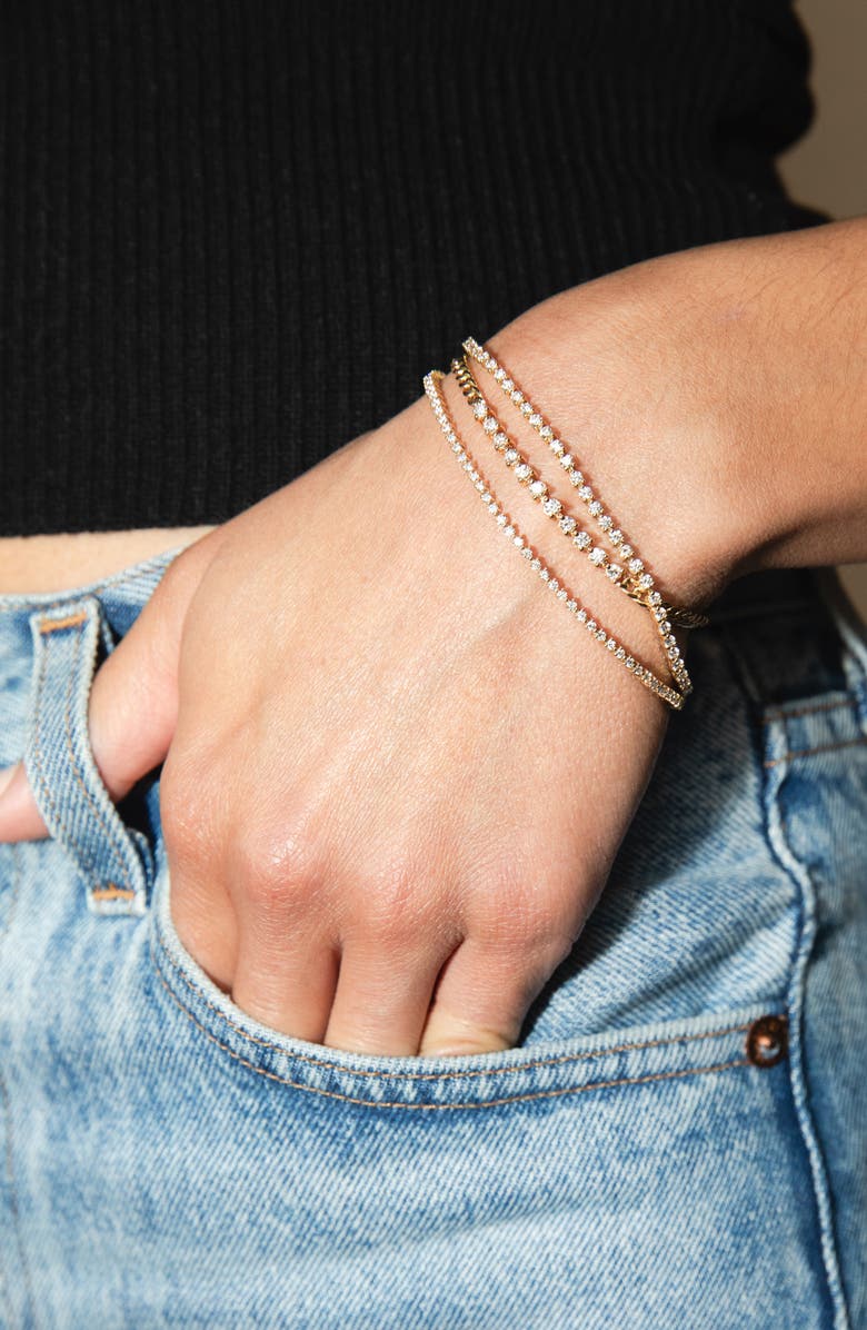 Zoë Chicco Diamond Tennis Bracelet, Alternate, color,
