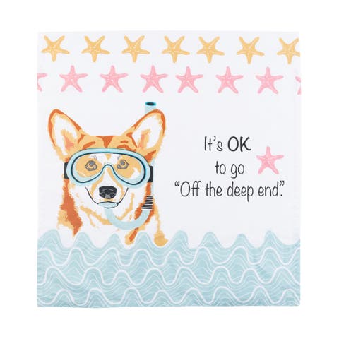 Nauti Dogs/Corgi Scuba Towel