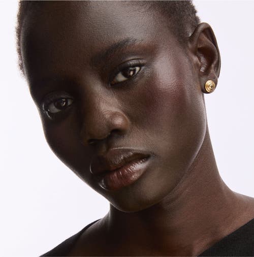 Susan Caplan 1980s Vintage Gold Plated Earrings In Gold