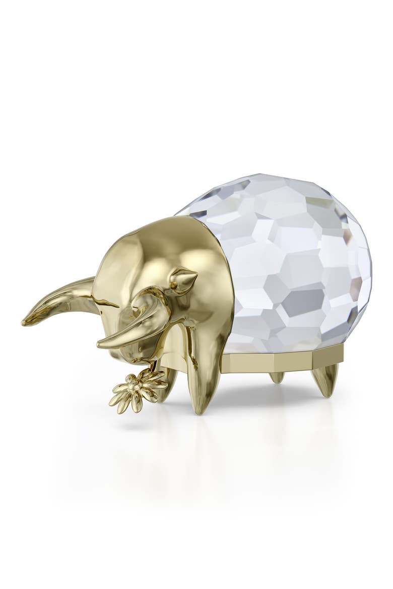 Crystal Zodiac Figurine, Main, color, GOLD TONE-TAURUS