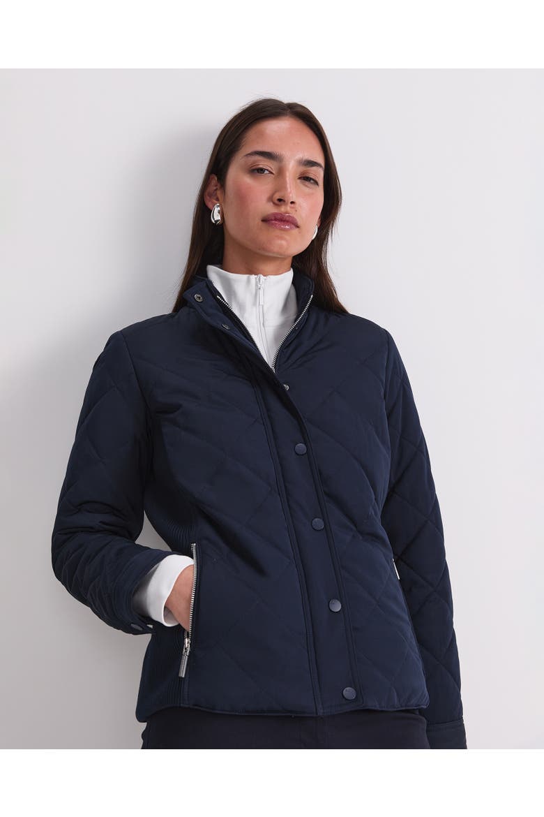 Vera Quilted Jacket, Alternate, color, Navy