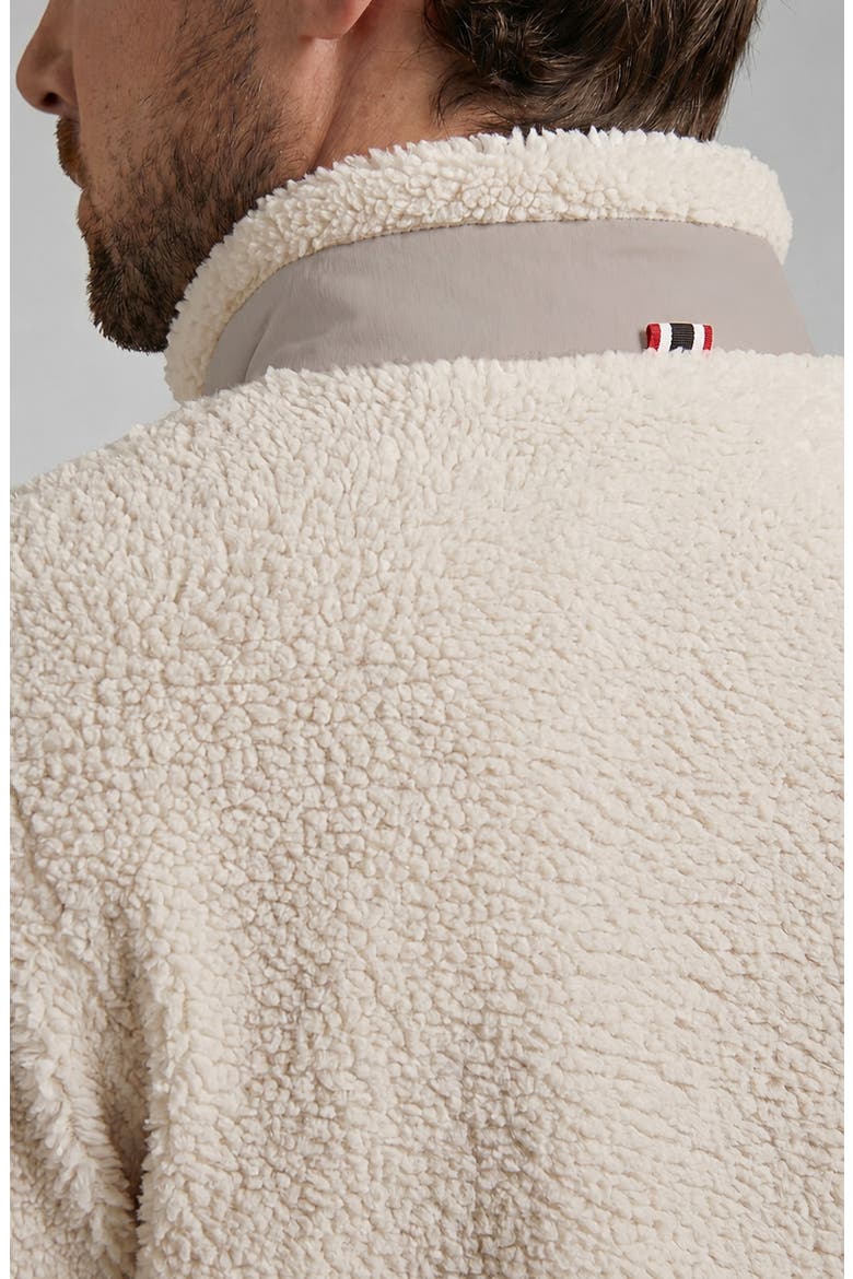 Aurthur Faux Shearling Jacket, Alternate, color, EGRET