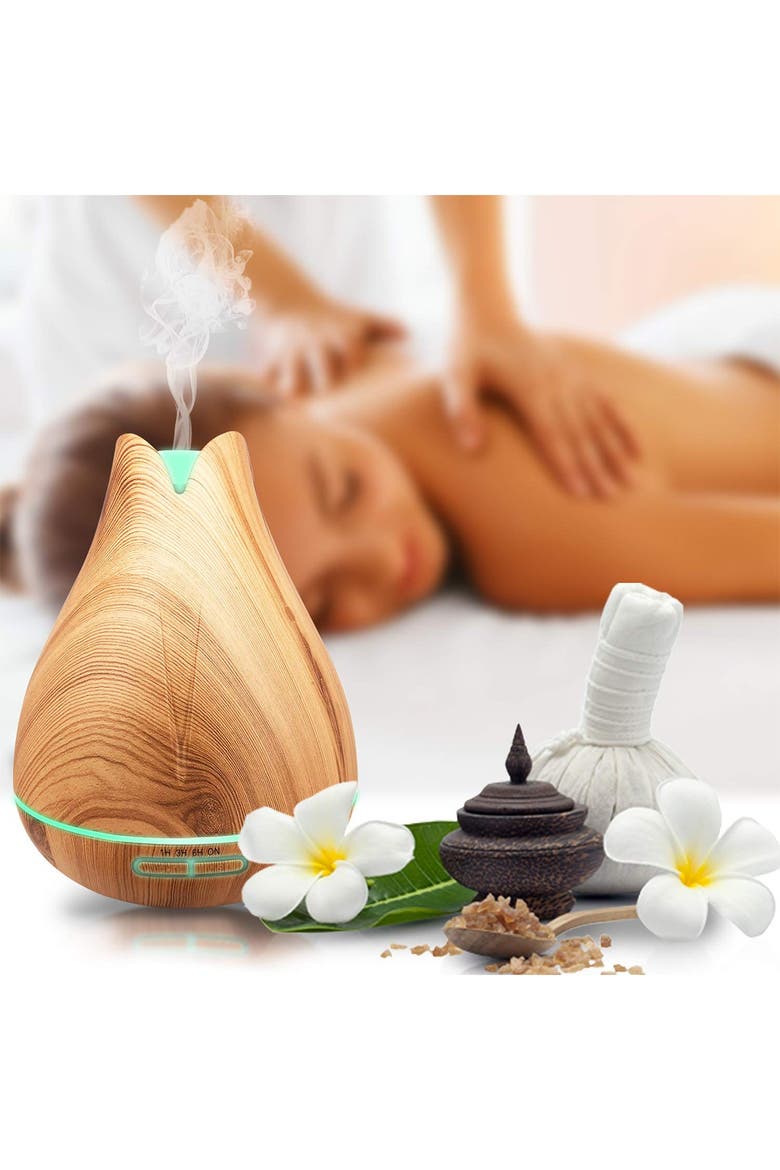 Aromatherapy Ultrasonic Diffuser with 20 Essential Plant Oils, Alternate, color, NO COLOR