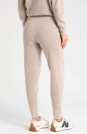 Wool & Cashmere Knit Joggers