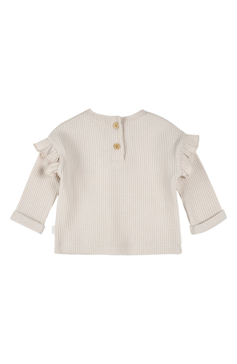 FIRSTS by Petit Lem Floral Embroidered Thermal Top & Pants Set, Alternate, color, 