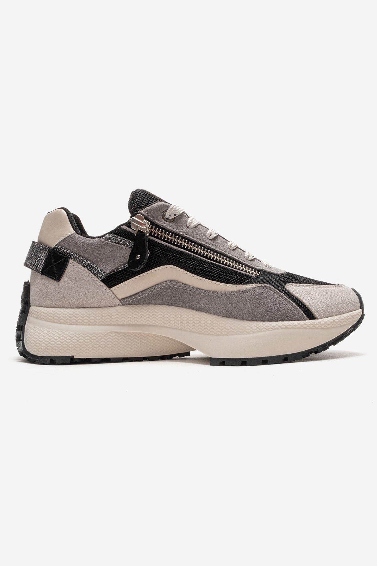 Rocca Zip Sneaker, Alternate, color, Black
