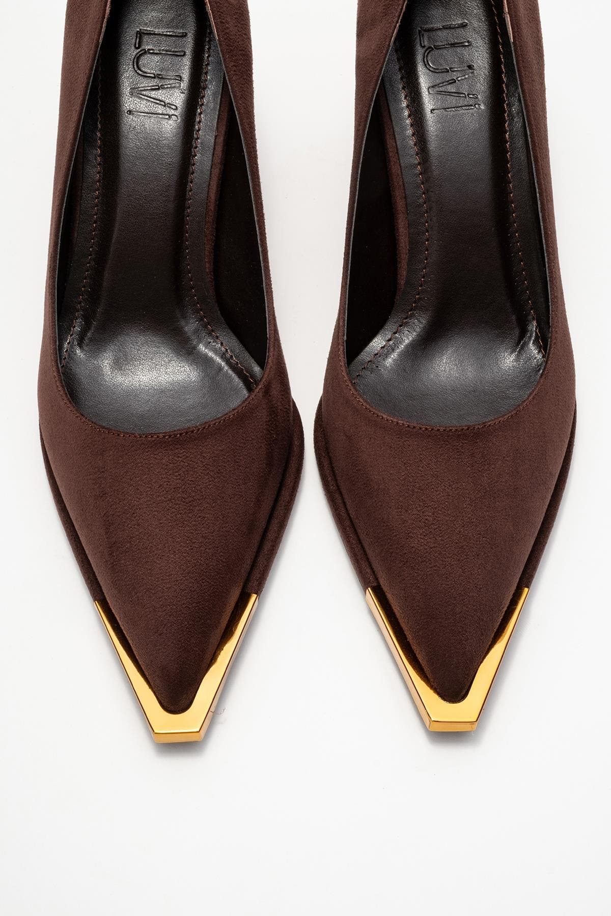 Liora Pointed Toe Pump, Alternate, color, Brown Suede