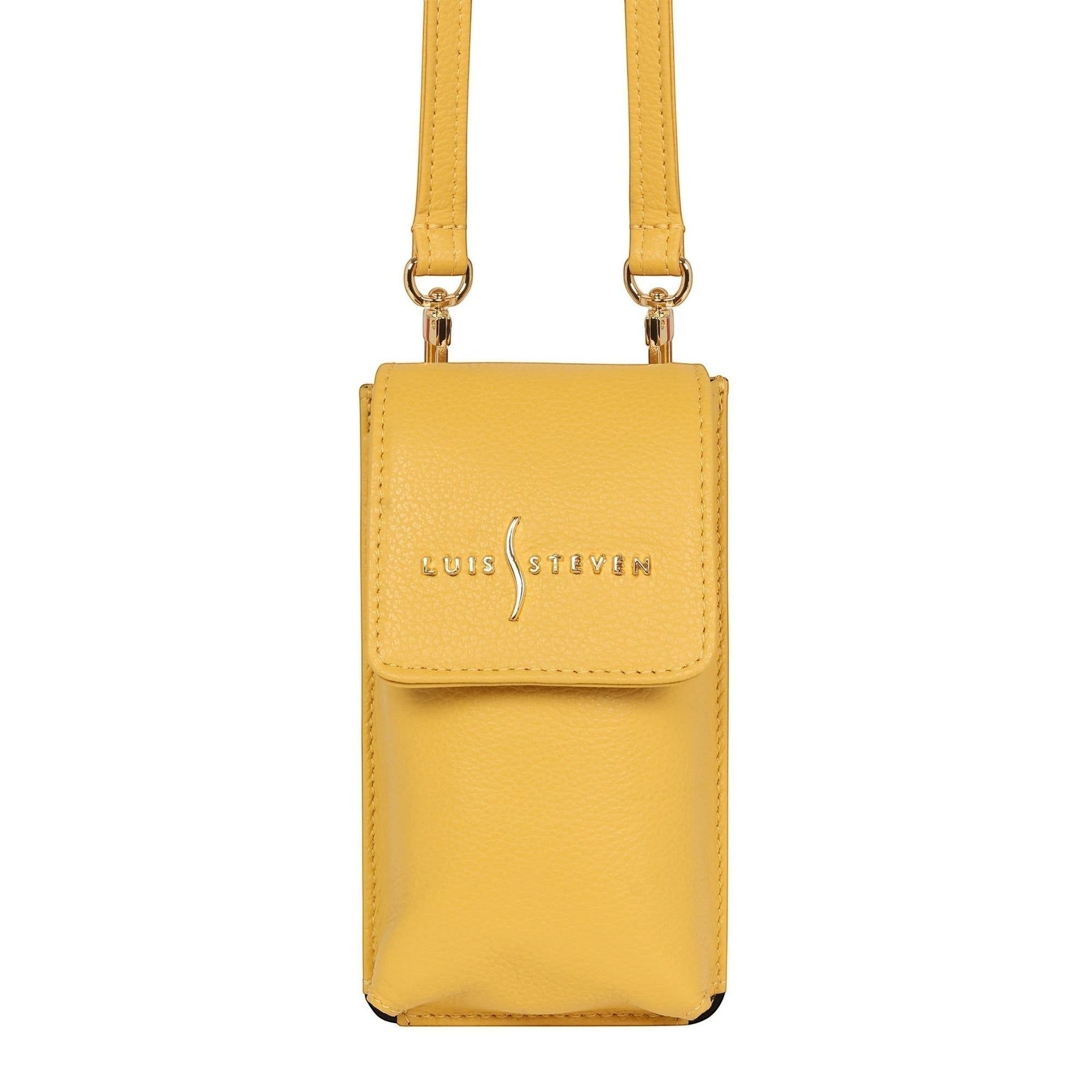 Crossbody Phone Pouch, Main, color, Yellow