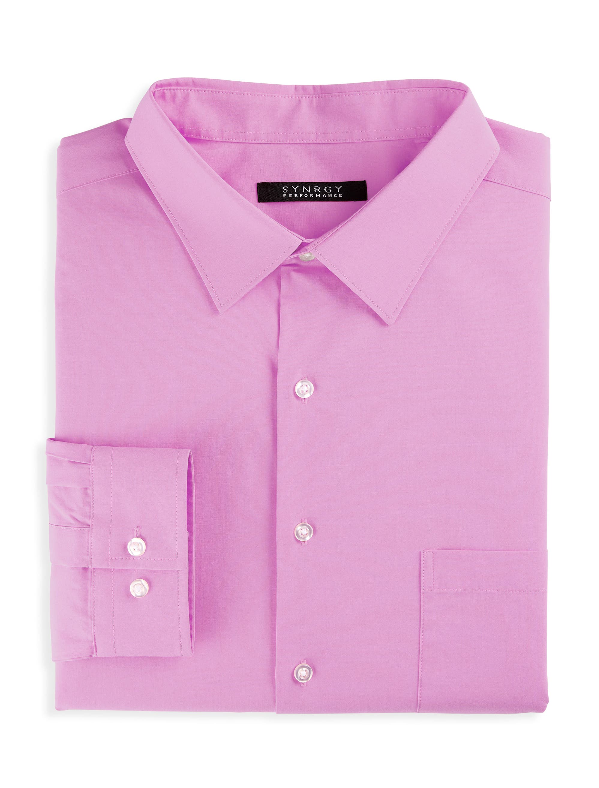 Big & Tall Performance Solid Dress Shirt