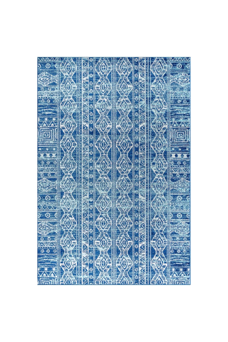 Modern Persian Boho Vintage  Area Rug, Main, color, Blue/Gray
