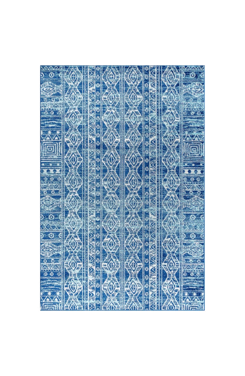 JONATHAN Y Modern Persian Boho Vintage  Area Rug, Main, color, Blue/Gray