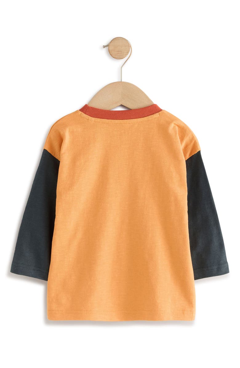 NEXT Kids' 3-Pack Long Sleeve Cotton T-Shirts Set, Alternate, color, Brown