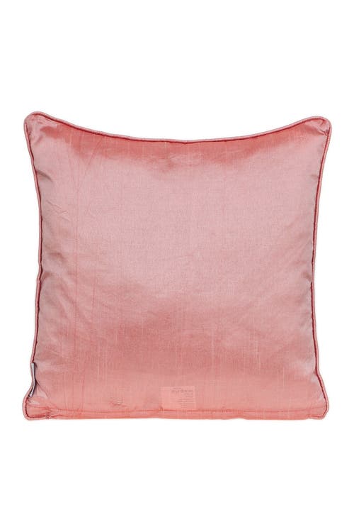 Parkland Collection Penelope Transitional Beige Pillow Cover With Poly Insert In Brown