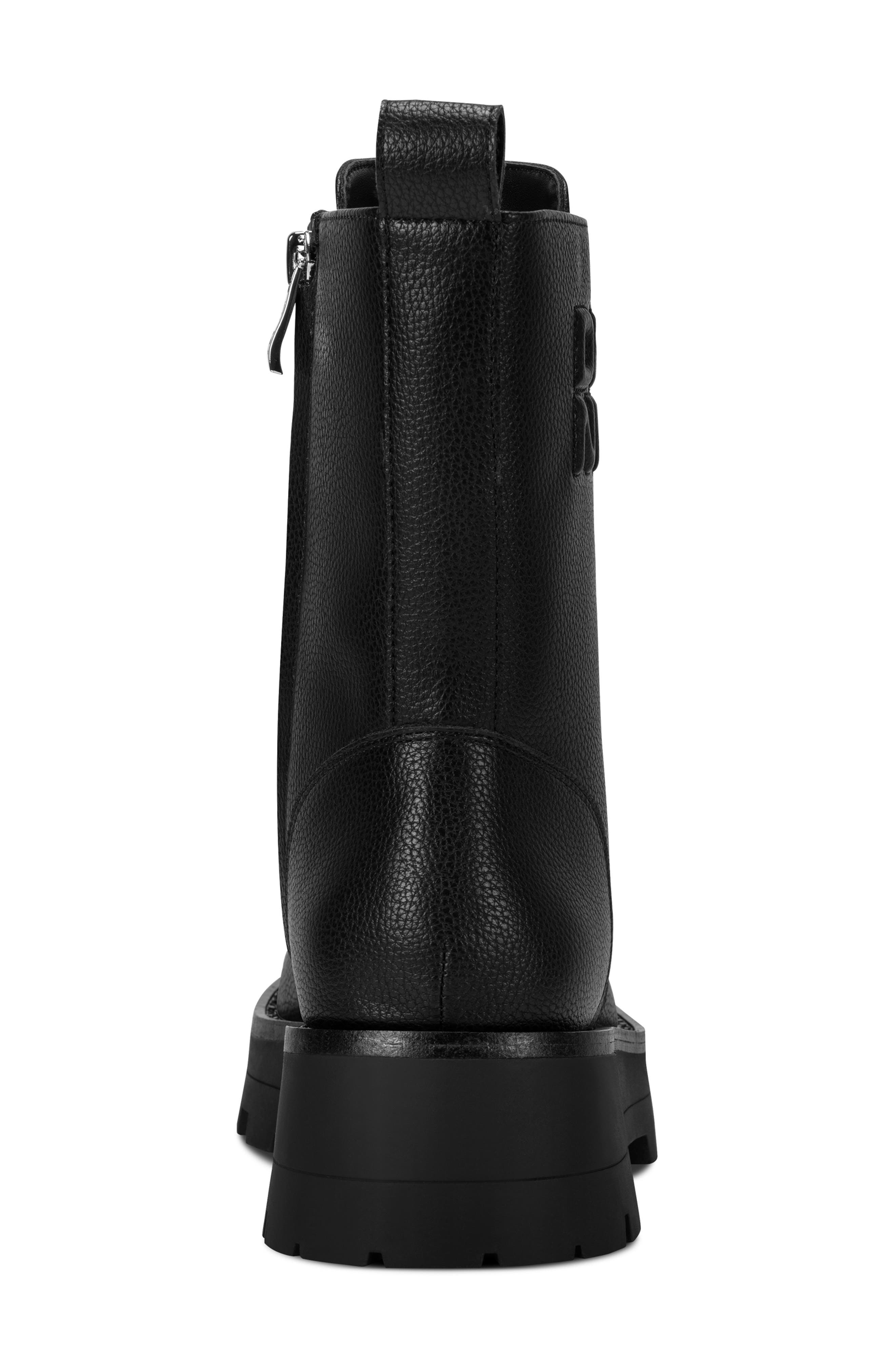 DKNY Sejal Platform Bootie, Alternate, color, Black