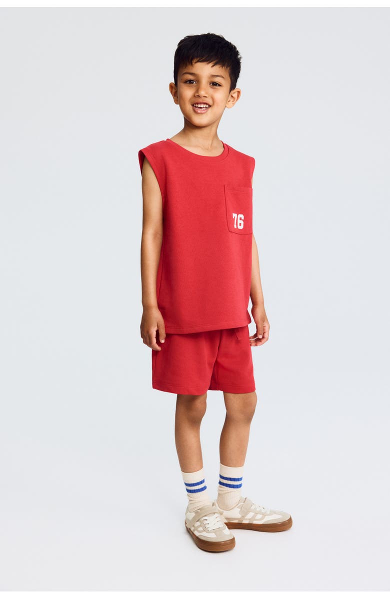 H&M 2-piece Sweatshirt Set, Alternate, color, Red/76