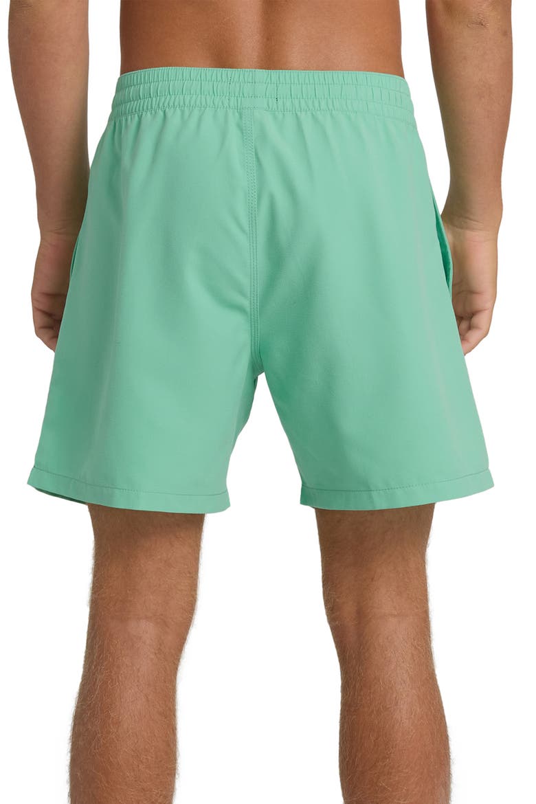 All Day Layback Swim Trunks, Alternate, color, LIME GREEN