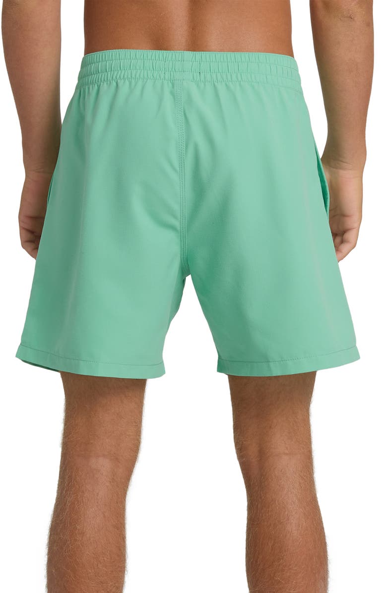 Billabong All Day Layback Swim Trunks, Alternate, color, Lime Green
