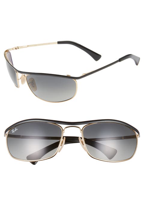 62mm Rectangle Sunglasses