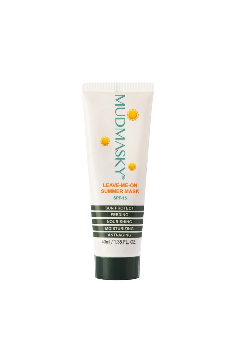 MUDMASKY Leave-Me-On Summer Mask 1.35oz, Main, color, NO COLOR